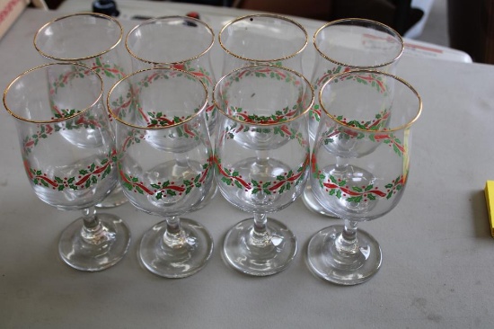 Assortment of glass cups