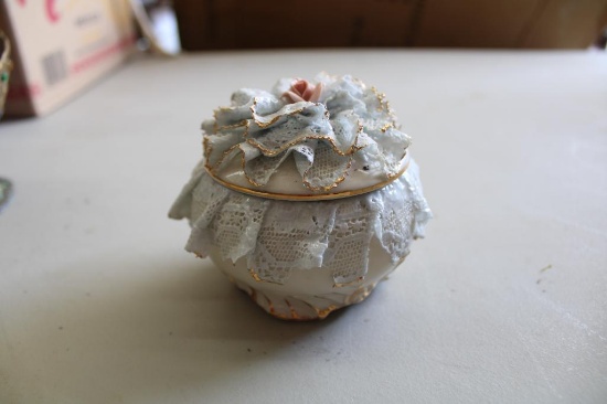 An Original by Herilooms of Tomorros Manhattan beach Trinket Jar