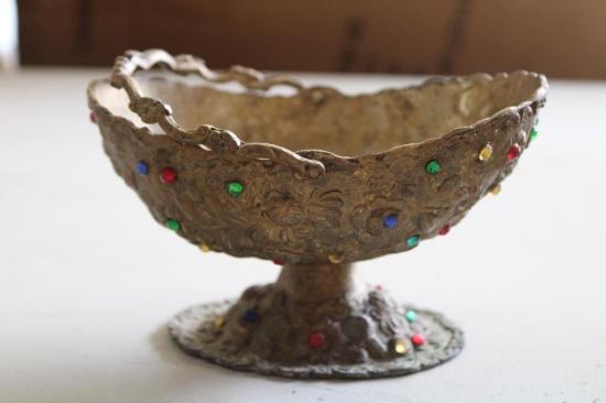 Antique Silver Plated Basket