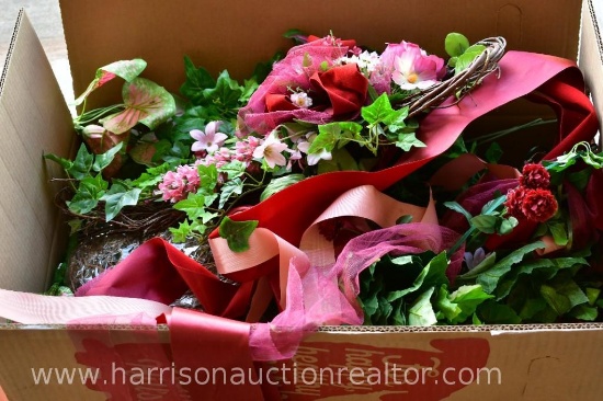 Assortment of silk florals