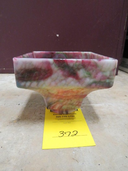 VINTAGE GLASS LAMP SHADE