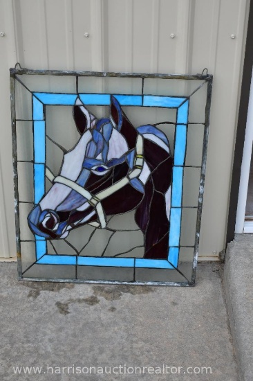 Horse Stainglass Window