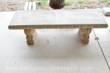 Outdoor Concert Garden Bench