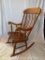 Mid 20th Century Wooden Rocking Chair Made