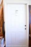 RELIABILT STEEL 6 PANEL PRIMED DOOR