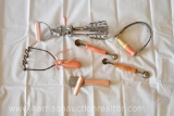 Vintage Pink Kitchen Utensils