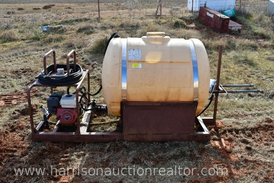 spray unit on skid