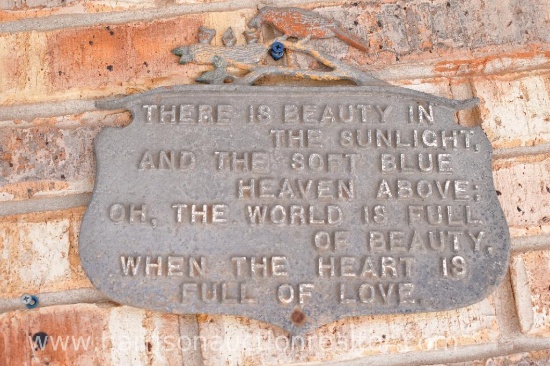 Outdoor Cast Iron Plaque