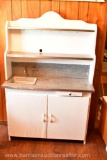 White Hutch with Sink