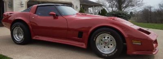 1981 Chevrolet Corvette Coupe.Vehicle contains reissued vin (Title Brand).R