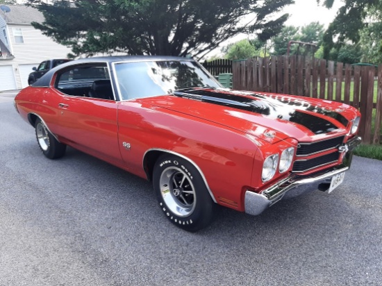 1970 Chevrolet Chevelle SS LS6 Coupe.454 LS6 Automatic.Build sheet.12 bolt