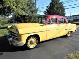 1954 Dodge Coronet Sedan in Yellow & Red tutone.Powered by 241 CI Super Red