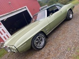 1969 Pontiac Firebird Convertible. 350/auto. P/S, power brakes, power top.