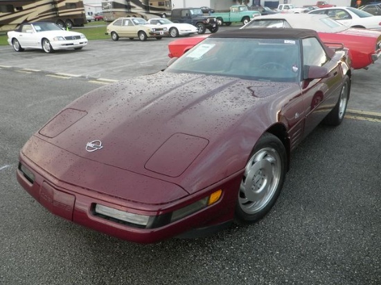 1993 Chevrolet Corvette Ruby Red ConvertibleThis Vette is all original to t