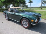 1970 Triumph TR6 Convertible Roadster. This is a nicely restored car. Rare