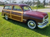 1950 Ford Deluxe Woody Station Wagon.239 Flathead V8, 3 speed.Almost all or