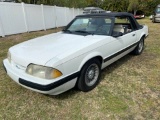1987 Ford Mustang LX Convertible. Florida one family owned car. Most books