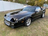 1989 Chevrolet Camaro Convertible. Original 305 V8. Automatic transmission.