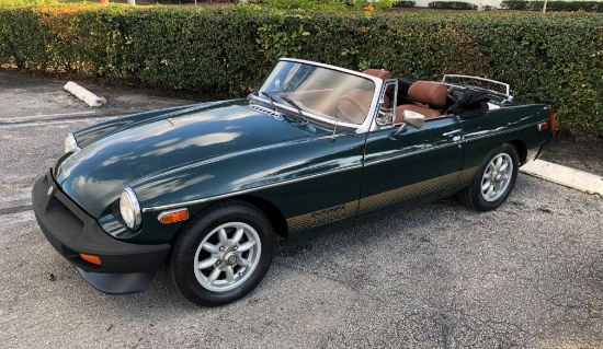 1979 MG MGB Roadster. 74,850 Actual miles. 4 cyl. 1.8 L, 4 speed manual spe
