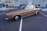 1966 Plymouth Barracuda Hardtop Coupe. Gold Exterior over Black Interior. R