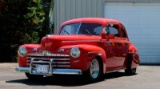 1946 Ford Super Deluxe Sedan. Dual exhaust. Automatic transmission.Power st