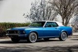 1969 Ford Mustang Grande Coupe. 351 V8 engine, automatic transmission. Air