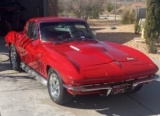 1966 Chevrolet Corvette Coupe.427/390 hp engine.Radio delete.Red with Red/W