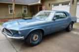 1969 Ford Mustang 2 door Hardtop. Factory Winter Blue 69 Mustang 2-Door Har