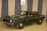 1969 Chevrolet Camaro Coupe. This iconic 1969 Camaro painted in Phantom Gre