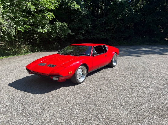 1973 De Tomaso Pantera Coupe. Correct 351 V-8. ZF 5-speed transmission. 4-w