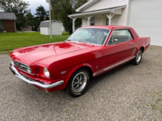 1966 Ford Mustang Coupe. A rare A code mustang. V8, 4bbl with factory 4 spe