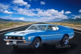 1971 Ford Mustang Boss 351 Coupe. The Boss 351 was produced for around 10 m