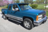 1993 GMC Sierra K1500 4x4 Truck.Finished in Bright Teal and Ultra Silver Me