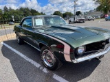 1969 Chevy Camaro. Factory air conditioning. 350. Functional cowl induction