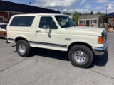 1990 Ford Bronco SW. Original California truck with full paper history from