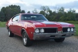 1969 Oldsmobile 442 Coupe.Real 442 upgraded to 455 factory 4 speed.Center c