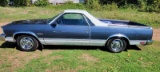 1986 Chevrolet El Camino Truck. This vehicle was owned and titled as a Flor