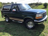 1994 Ford Bronco Eddie Bauer SW.351 Windsor 5.8 litter V8.Green and tan ext