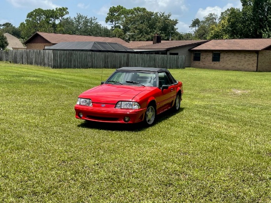 1993 Ford Mustang GT Convertible. 5.0 liter engine. Only 69k super low mile