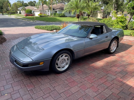 1991 Chevrolet Corvette Convertible. Believed to be 68k miles (title reads