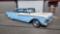 1957 Ford Fairlane 500 2 Door Sedan. Factory Starmist Blue and Colonial Whi