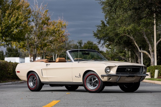 1968 Ford Mustang Convertible. North Carolina Car. Power operated Black con