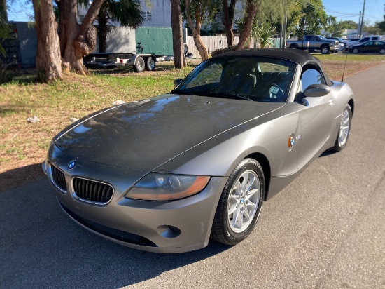 2003 BMW Z4 2.5I Convertible. 2.5L I6 F DOHC 24V. Gasoline. Rear wheel driv