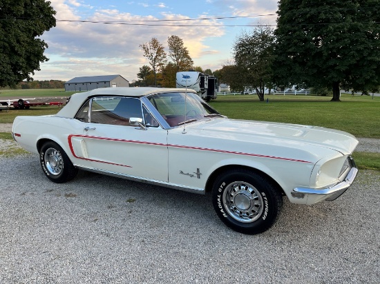 1968 Ford Mustang Convertible. I purchased this car from a elderly couple n