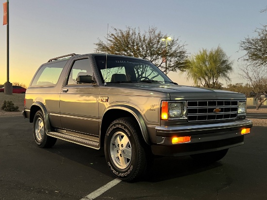 1986 Chevrolet S10 SUV. 12,525 actual miles. 4X4. V6 Engine. Original paint