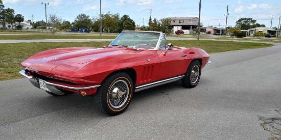 1965 Chevrolet Corvette Convertible. Matching Numbers. 327-356 HP. 4-Speed