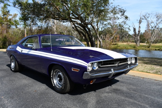 1971 Dodge Challenger Coupe. Powered by a numbers matching 318ci V8. Torque