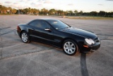 2003 Mercedes-Benz SL500 Convertible. Finished in black over charcoal leath