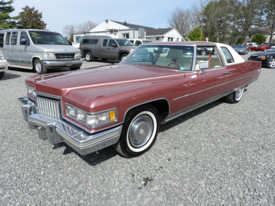 1975 Cadillac Coupe Deville Coupe. 500ci V8 engine. 83k original miles as s