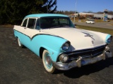 1955 Ford Fairlane Club Sedan. 60,949 miles as stated on title. Strong runn